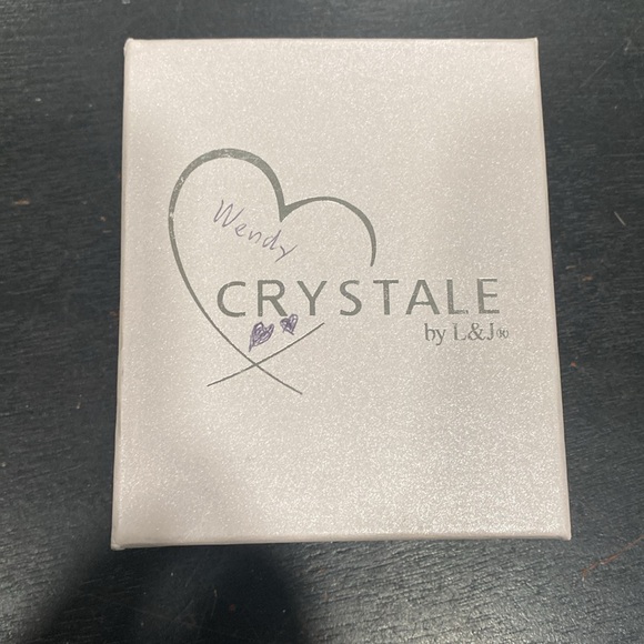 NEW! CRYSTALE by L& J Swarovski Silver Heart Necklace - Picture 5 of 7